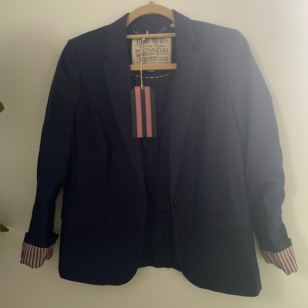 Jack Wills - navy blazer size 4
